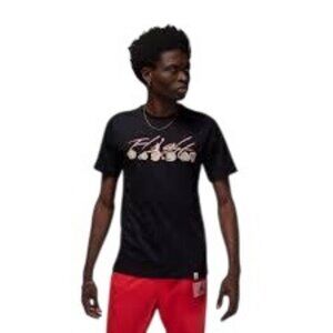 Nike Men's Jordan Essential Rings T-Shirt SS Crew Black Size S NEW WITH TAGS!